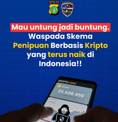 Ilustrasi penipuan kripto [instagram]