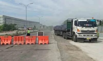 Ilustrasi rekayasa lalu lintas saat pengerjaan proyek Tol Semarang-Demak [jawapos]