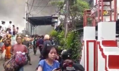 Kebakaran di Jatipulo akibat putusnya kabel SUTT [aliansinews]