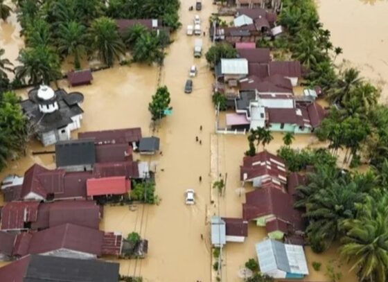 Ilustrasi banjir Sumatera Utara [pikiran-rakyat]