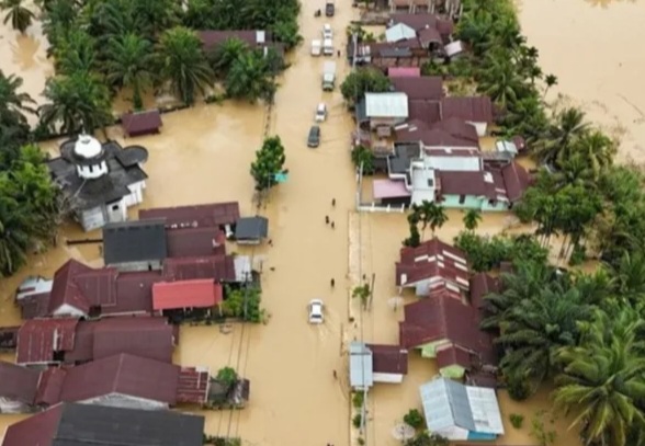 Ilustrasi banjir Sumatera Utara [pikiran-rakyat]
