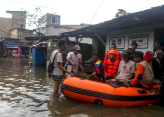 Ilustrasi banjir rob [bukamatanews]