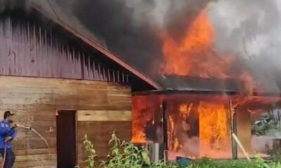 Ilustrasi kebakaran rumah di Angana Kutai Kartanegara [prokal]