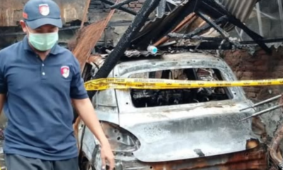 Kebakaran sebab cas mobil listrik di jakarta utara [disway]