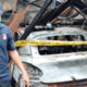 Kebakaran sebab cas mobil listrik di jakarta utara [disway]