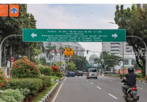 Ilustrasi ganjil genap di Jakarta [suara]