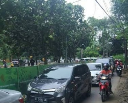 Ilustrasi jalan rawa simprug III [facebook]