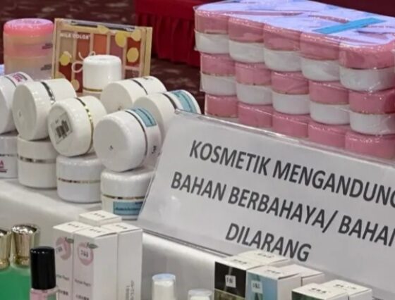Ilustrasi kosmetik mengandung bahan berbahaya [bbc]
