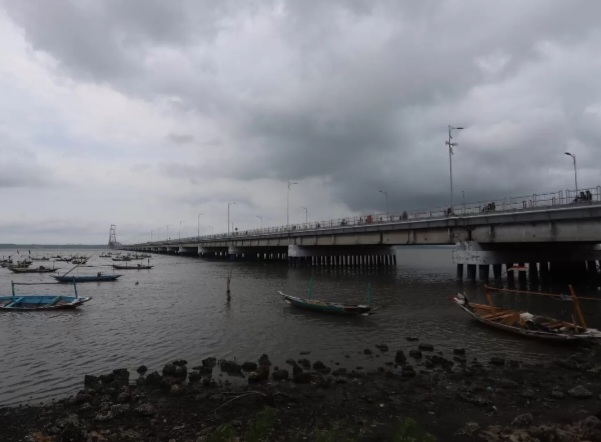 Ilustrasi kondisi jembatan Suramadu [jawapos]