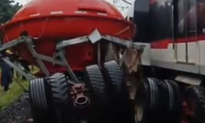 Ilustrasi Kereta Api tabrak truk [ntvnews]