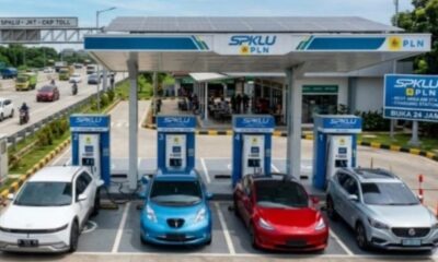 Ilustrasi SPKLU di Tol Trans-Jawa [suara]