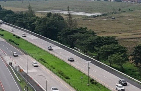 Ilustrasi one way di Tol Cipali [voi]