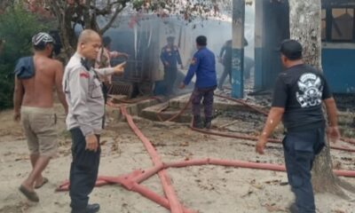 Kebakaran di SMPN 4 Balige [infobanua]