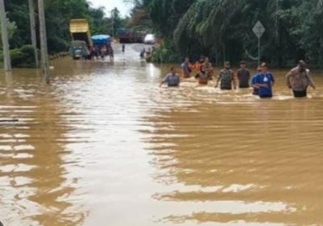 Ilustrasi banjir di Bengkulu [inews]