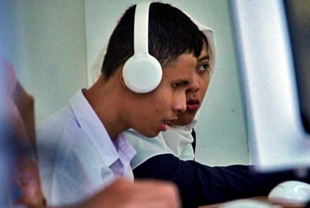 Ilustrasi disabilitas mengerjakan soal TKA [fornews]