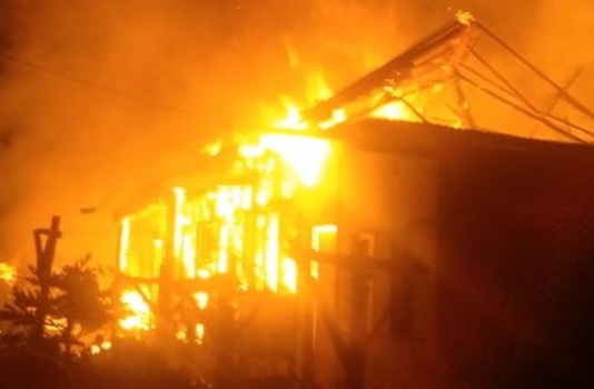 Ilustrasi kebakaran ruko [hariandaerah]