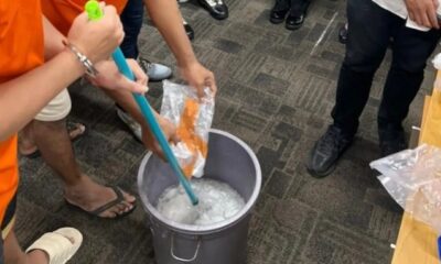 Ilustrasi pemusnahan sabu [asatunews]