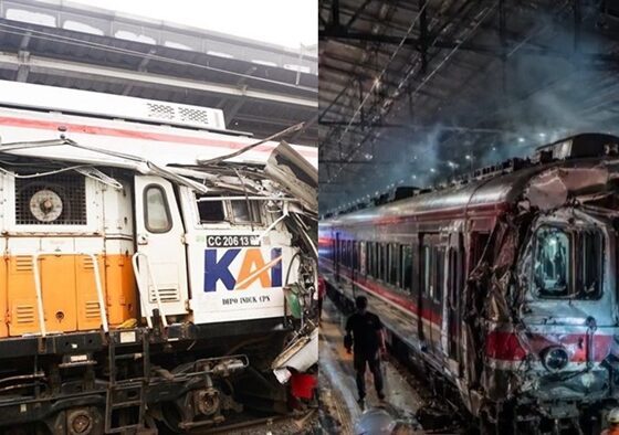 Insiden kecelakaan kereta api dan KRL di Bekasi [tajuknasional]
