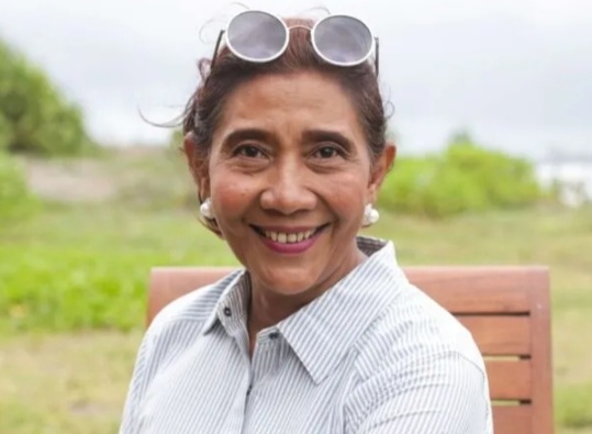 Mantan Menteri Kelautan dan Perikanan Indonesia Susi Pudjiastuti [narasitoday]