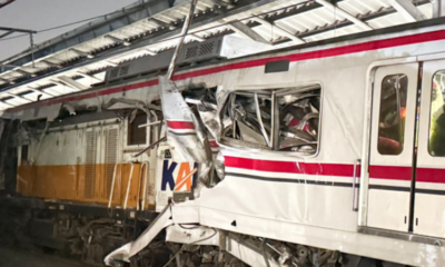 Kecelakaan KA Argo Bromo Anggrek dengan Kereta Rel Listrik (KRL) di Stasiun Bekasi Timur, kota Bekasi [stekom]
