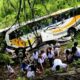 Bus masuk jurang di Kabupaten Toba Sumatera Utara [facebook]