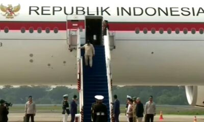 Prabowo tiba di Indonesia usai lawatan dari Prancis [antara]