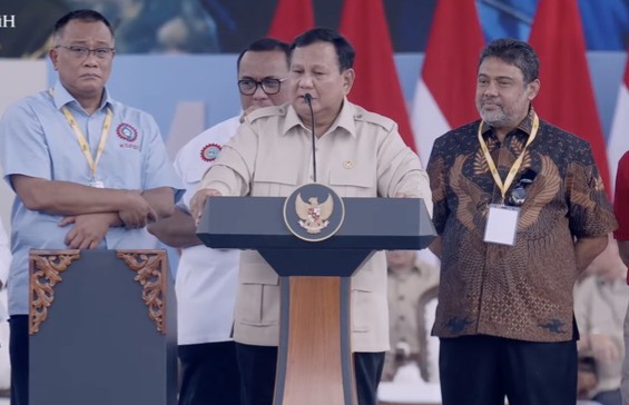 Presiden Prabowo Subianto hadiri May Day 2026 [kedaipena]