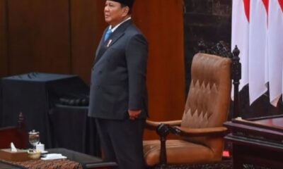 Presiden Prabowo Subianto sampaikan KEM-PPKF di rapat DPR RI [antara]
