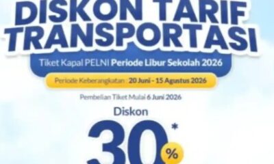 Ilustrasi diskon tiket kapal 30 persen [tribunnews]