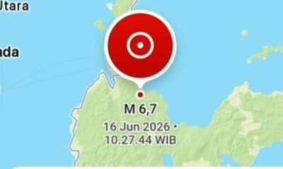Ilustrasi lokasi gempa [antaranews]
