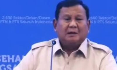 Presiden Prabowo Subianto, sarasehan kebangsaan [instagram]