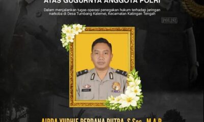 1 Polisi Gugur saat penggrebekan di Katingan, Kalimantan Tengah [ntvnews]