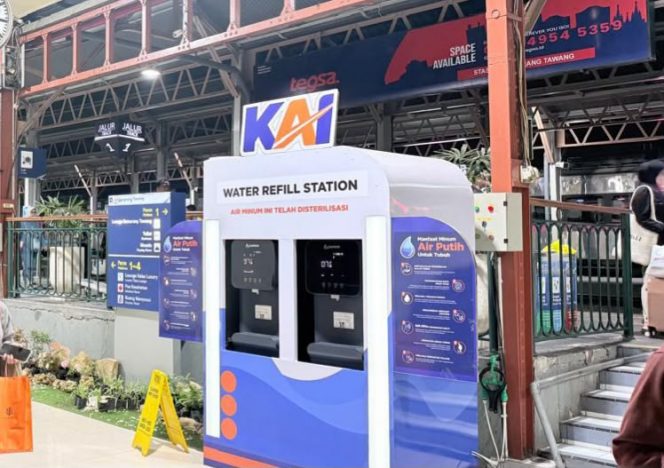 Station Water layanan untuk kebutuhan penumpang kereta api