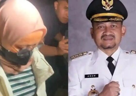 Bupati Pemalang dan Istri Dibawa ke Jakarta usai terjaring OTT KPK [tribunnews]