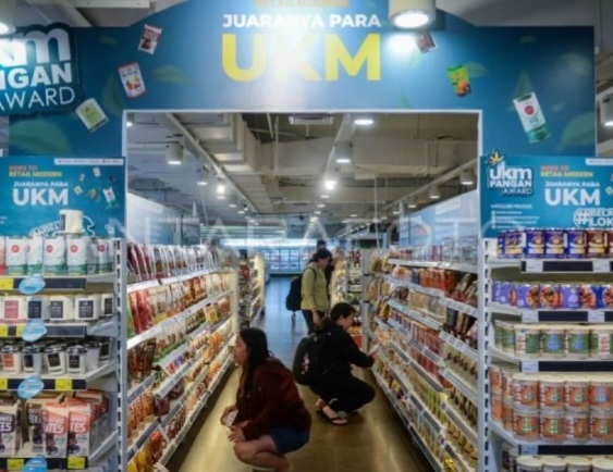 Ilustrasi UMKM di ritel modern [antaranews]