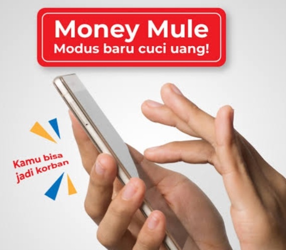 Ilustrasi modus penipuan money mule [doc. bankjateng]