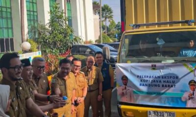 Pelepasan ekspor kopi dari Bandung [jabarekspres]