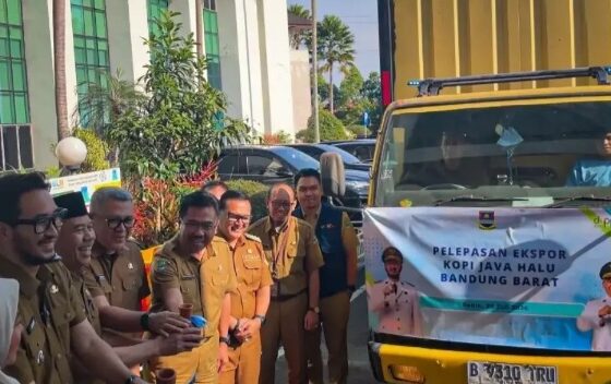 Pelepasan ekspor kopi dari Bandung [jabarekspres]