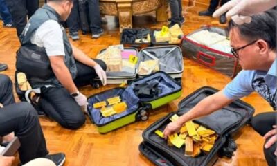 Polisi menyita 74 Kg emas batangan dan dolar ratusan miliar di Sentul [instagram]