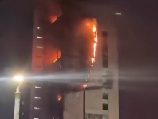 Gedung Bapenda DKI Jakarta kebakaran [antaranews]