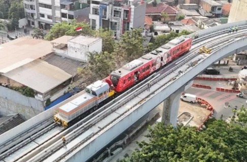 Ilustrasi LRT Jakarta rute Kelapa Gading-Manggarai [ayojakarta]