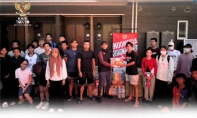 KBRI Tokyo memberikan bantuan untuk WNI yang terkena dampak Gempa Kumamoto [instagram]