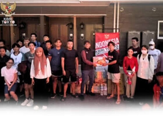 KBRI Tokyo memberikan bantuan untuk WNI yang terkena dampak Gempa Kumamoto [instagram]