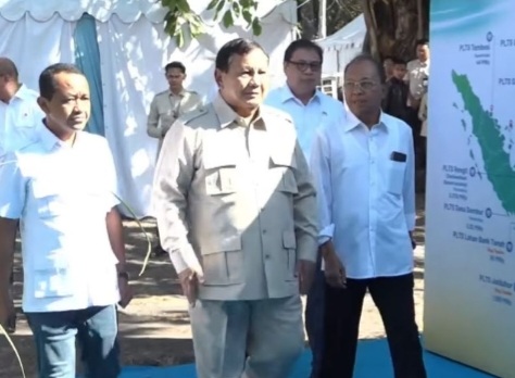 Prabowo hadir di acara Launching dan Groundbreaking PLTS 100 GWp di Bali [kompas]