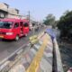 Trotoar di Sawangan Depok Ambles [beritasatu]