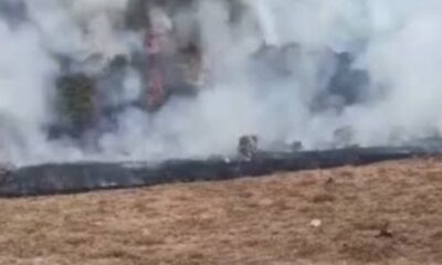 Kebakaran hutan dan lahan yang berlokasi di kawasan Alun-alun Suryakencana atau Surken pada Kamis (6/8/2026) [instagram]