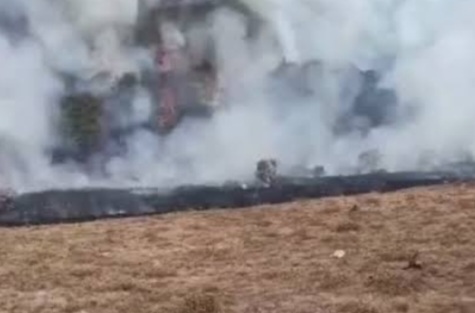 Kebakaran hutan dan lahan yang berlokasi di kawasan Alun-alun Suryakencana atau Surken pada Kamis (6/8/2026) [instagram]