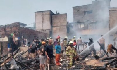Kebakaran di Pademangan Jakarta Utara [antaranews]
