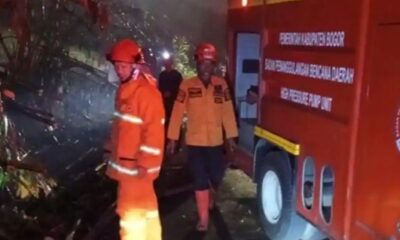 Puntung rokok sebabkan kebakaran lahan di Rumpin Bogor [tribunnews]