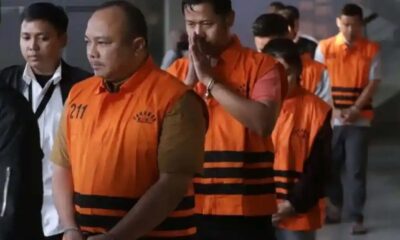 5 tersangka kasus dugaan korupsi korupsi pengadaan barang dan jasa terkait DSP di BNPB [tribunnews]